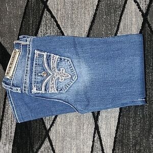 ROCK REVIVAL SHAYLEE RHINESTONES EASY-FIT SKINNY DENIM JEAN